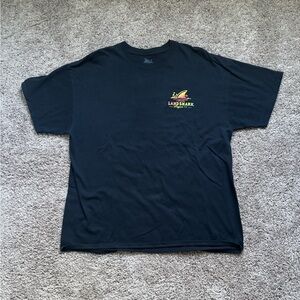 Black Graphic Landshark T-Shirt